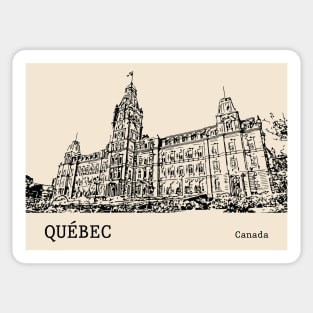Quebec Canada Sticker
